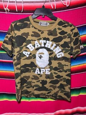 A Bathing Ape 1st Camo College Tee Size Medium